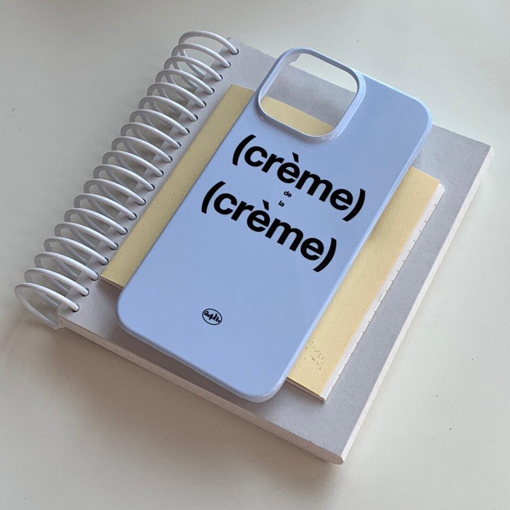 "Crème" Minimalist Hard Phone Case Film Print - BYY