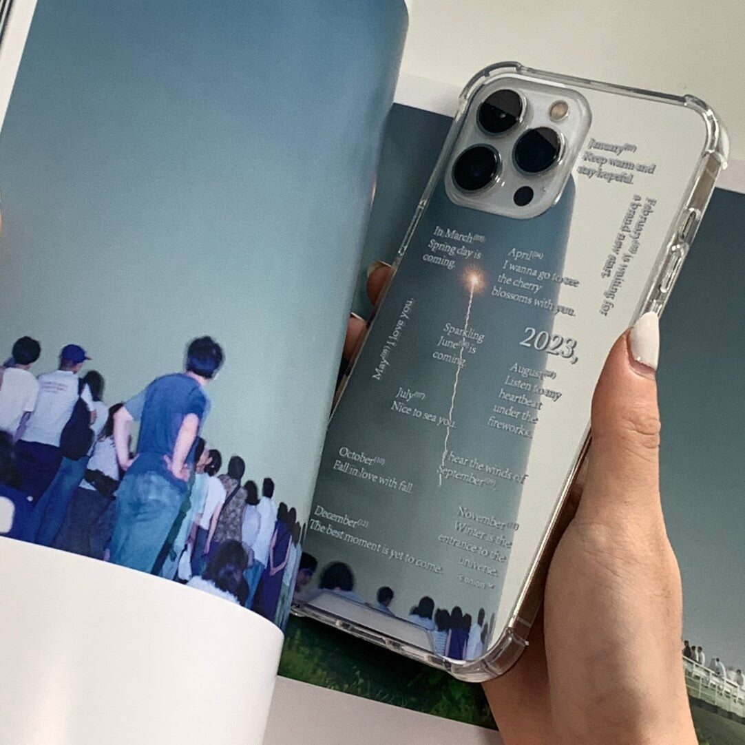 Minimalist「Miss you」Phone Case - Aesthetic Poem & Quote Soft TPU - BYY