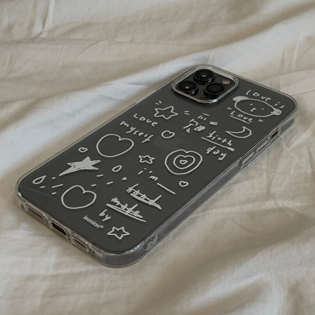 Cute Hand-Drawn Puppy Illustration Phone Case MagSafe - BYY
