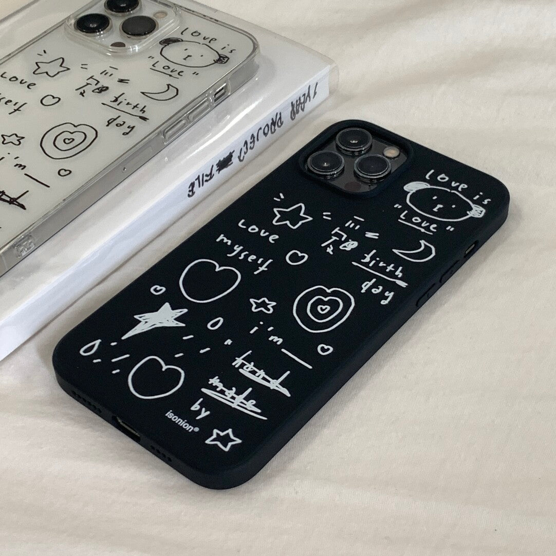 Cute Hand-Drawn Puppy Illustration Phone Case MagSafe - BYY