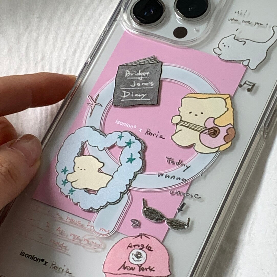 Adorable Hand-Drawn Doodle Art Phone Case MagSafe - BYY