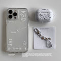 Hakuna Matata Clear Phone Case with Fine Glitter MagSafe - BYY