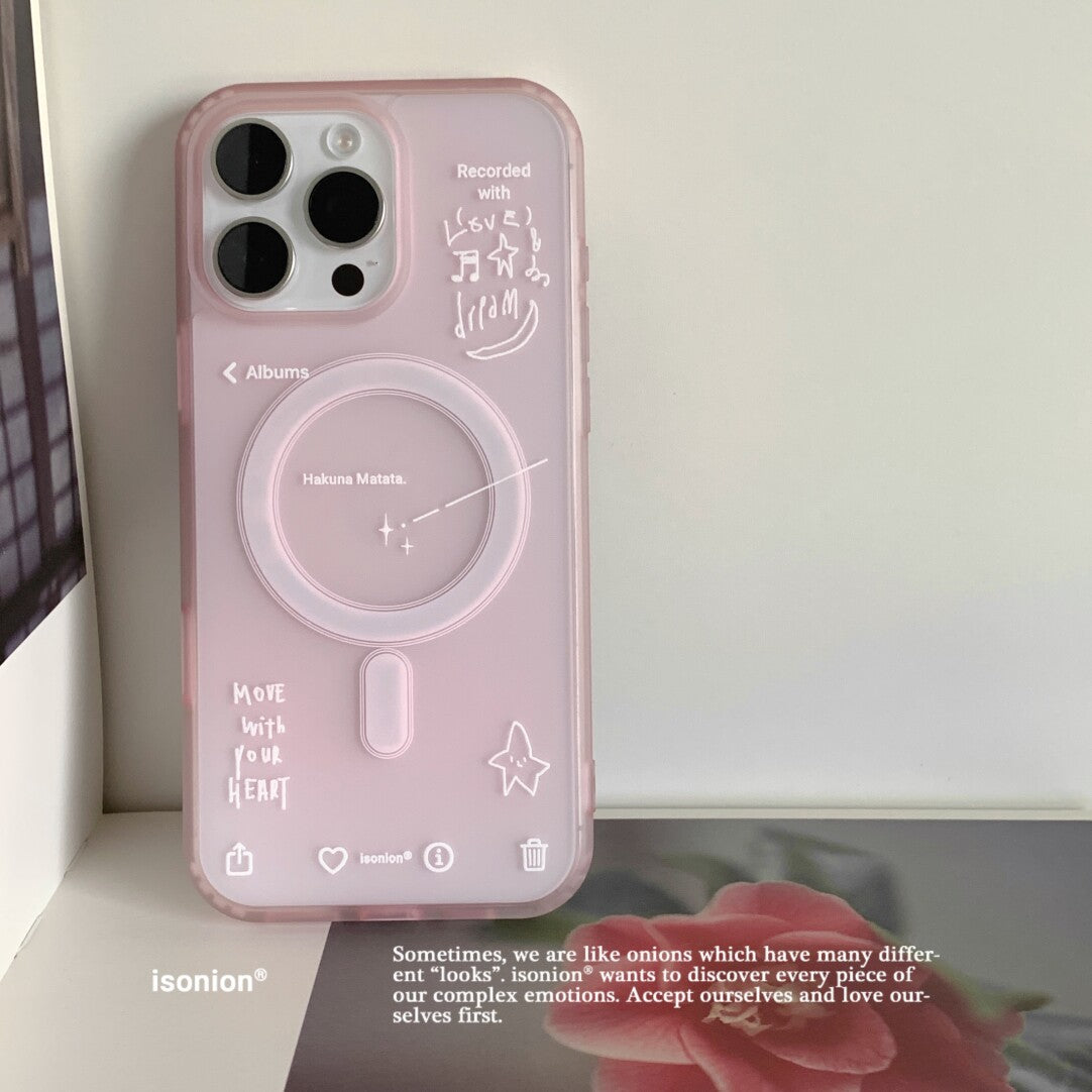 Acrylic Colorful Transparent Phone Case MagSafe - BYY