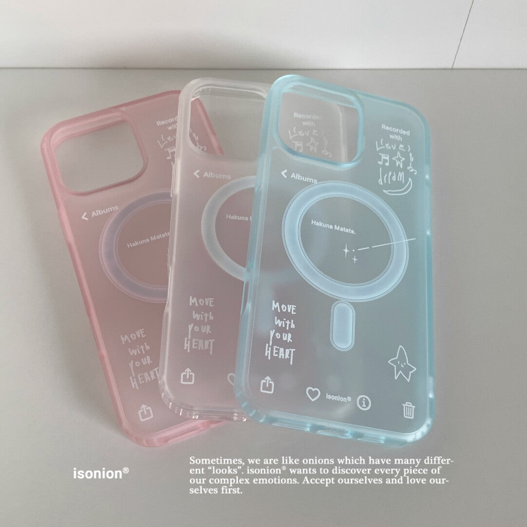Acrylic Colorful Transparent Phone Case MagSafe - BYY