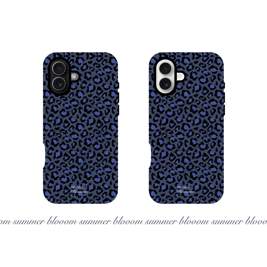 Luxury Leopard Print Phone Case - 2-in-1 Double Layer SB-IML MagSafe
