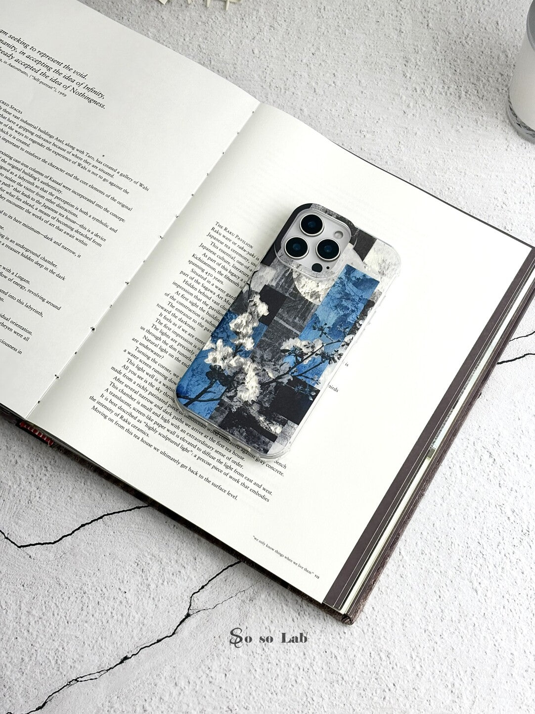 Artistic Metallic Luster Moonlight Slumber Phone Case Chinoiserie IMD-SSL