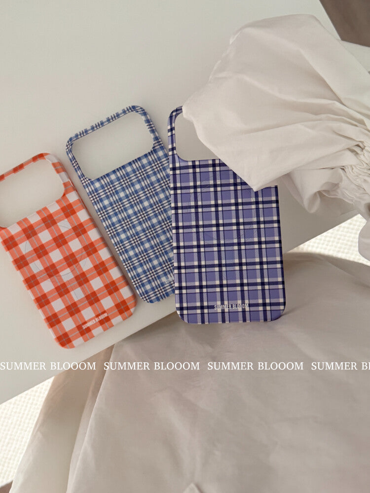 Aesthetic Plaid iPhone Case - Single Layer SB-IML MagSafe