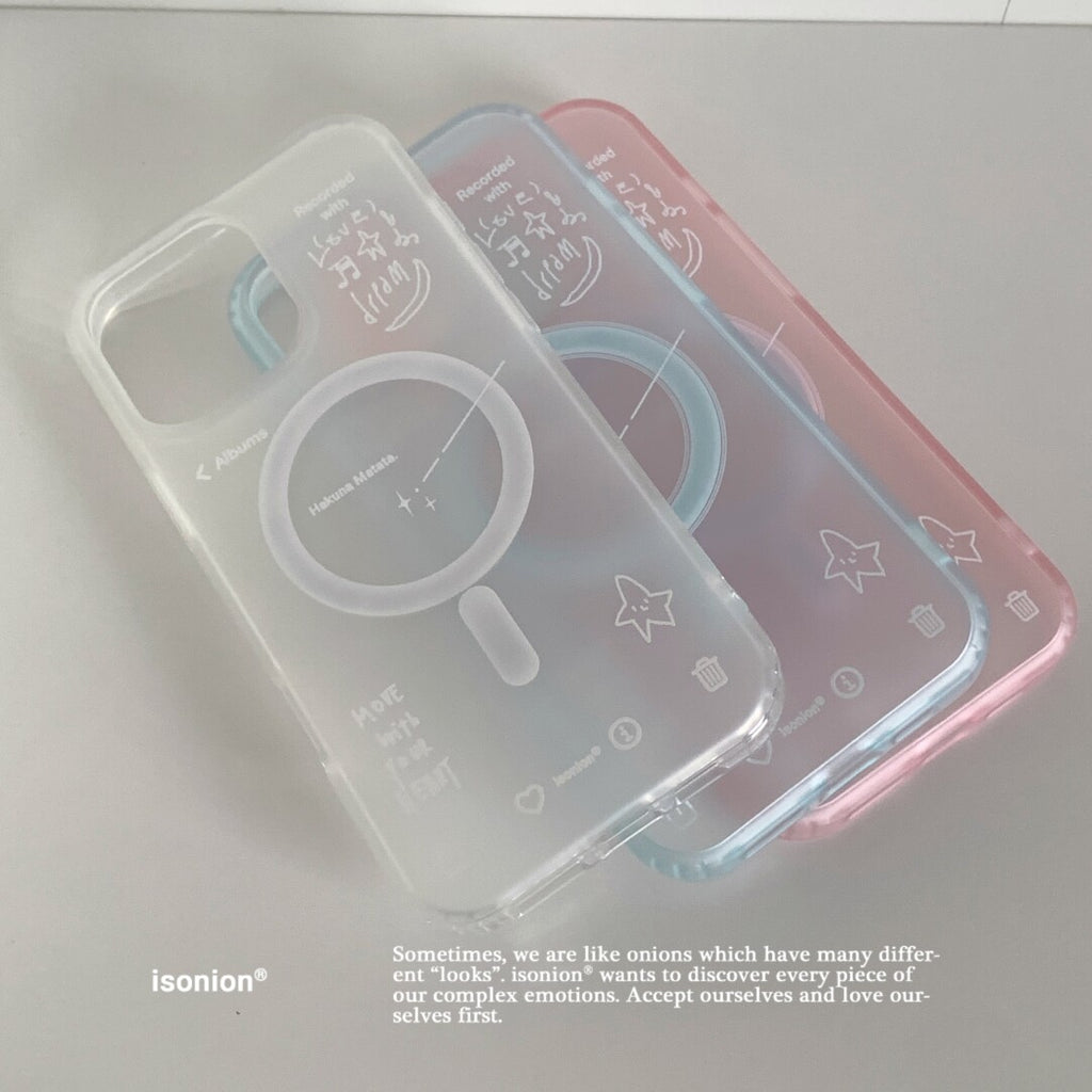 Acrylic Colorful Transparent Phone Case MagSafe - BYY
