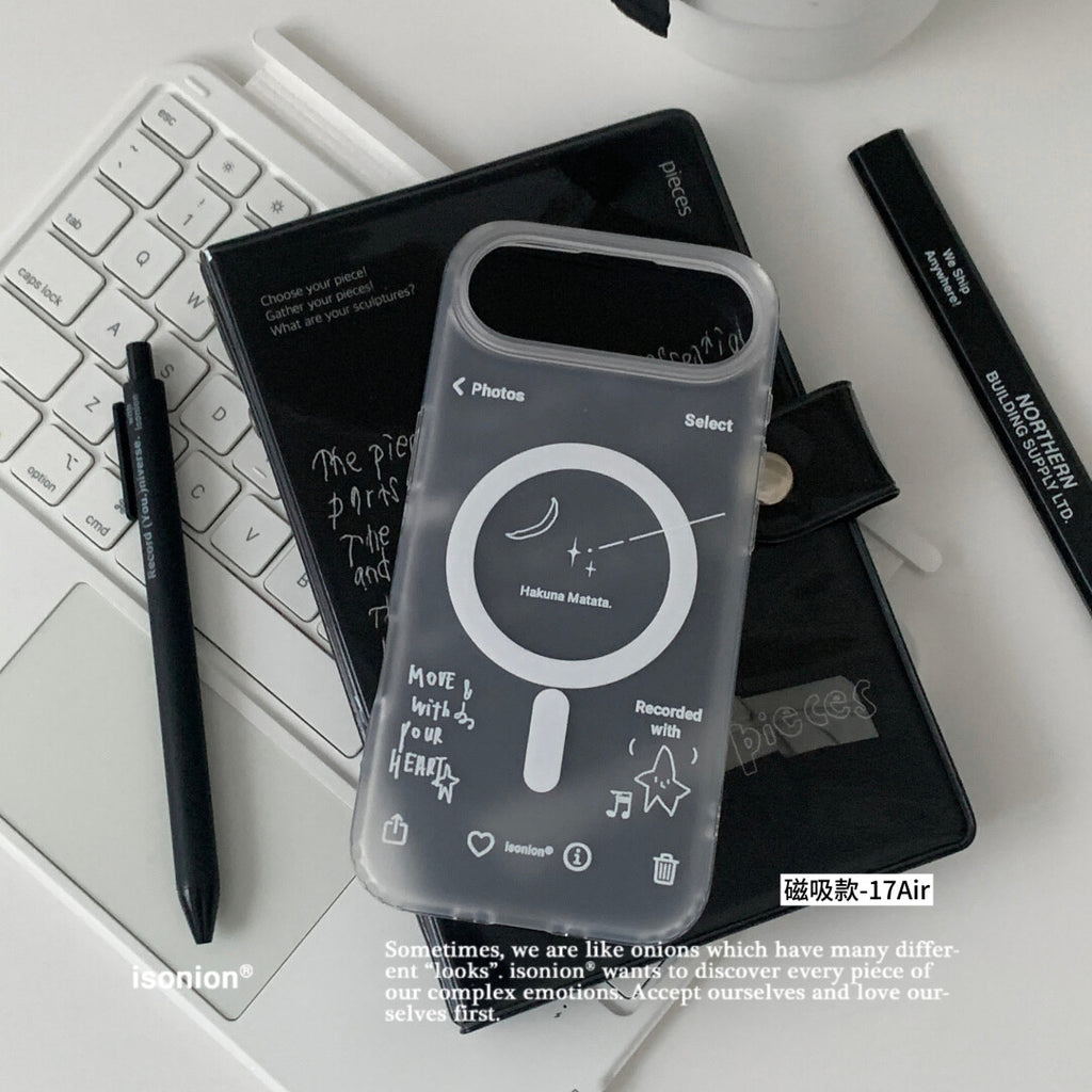 Acrylic Colorful Transparent Phone Case MagSafe - BYY