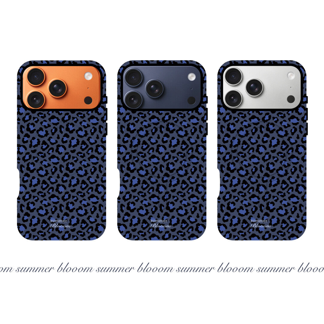 Luxury Leopard Print Phone Case - 2-in-1 Double Layer SB-IML MagSafe