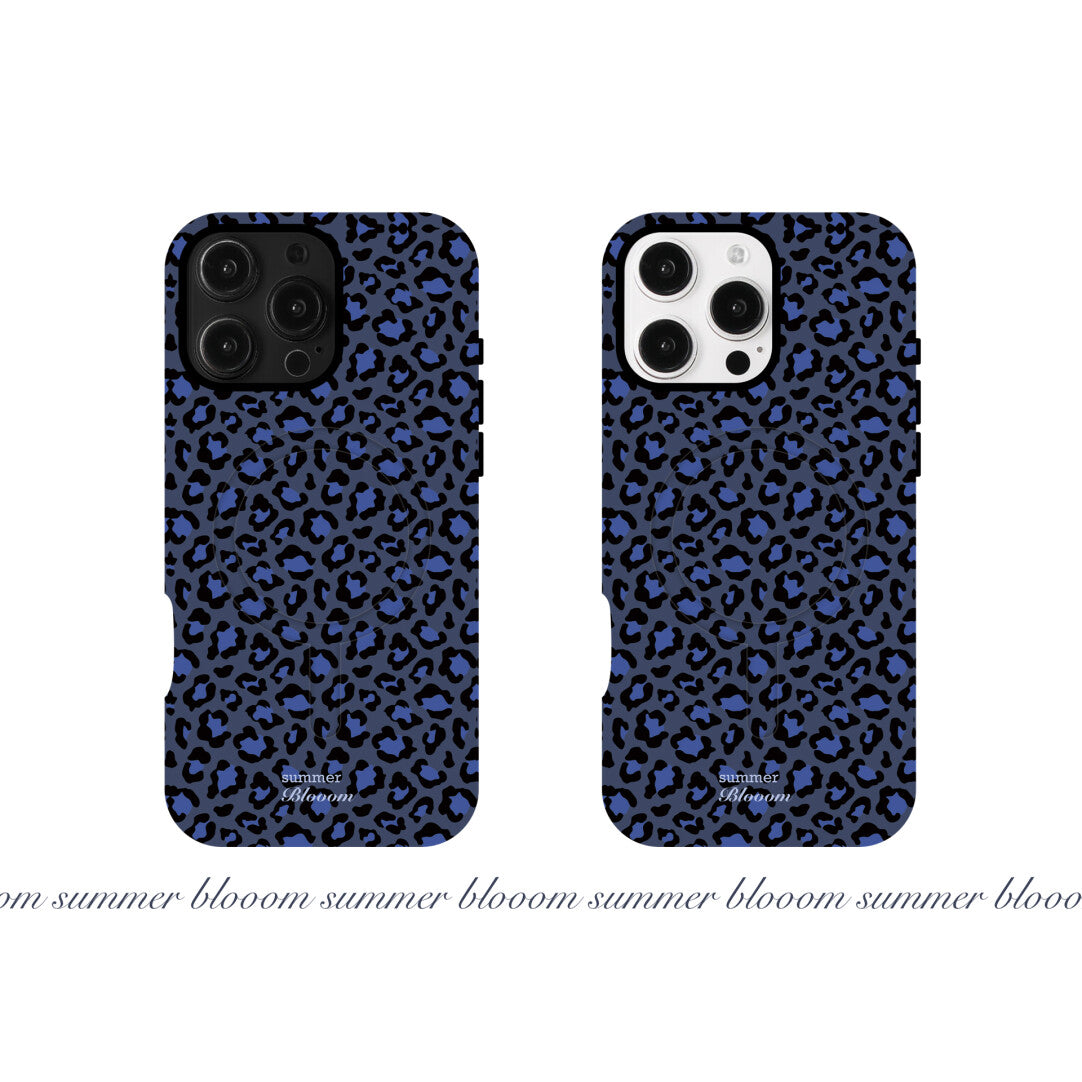 Luxury Leopard Print Phone Case - 2-in-1 Double Layer SB-IML MagSafe