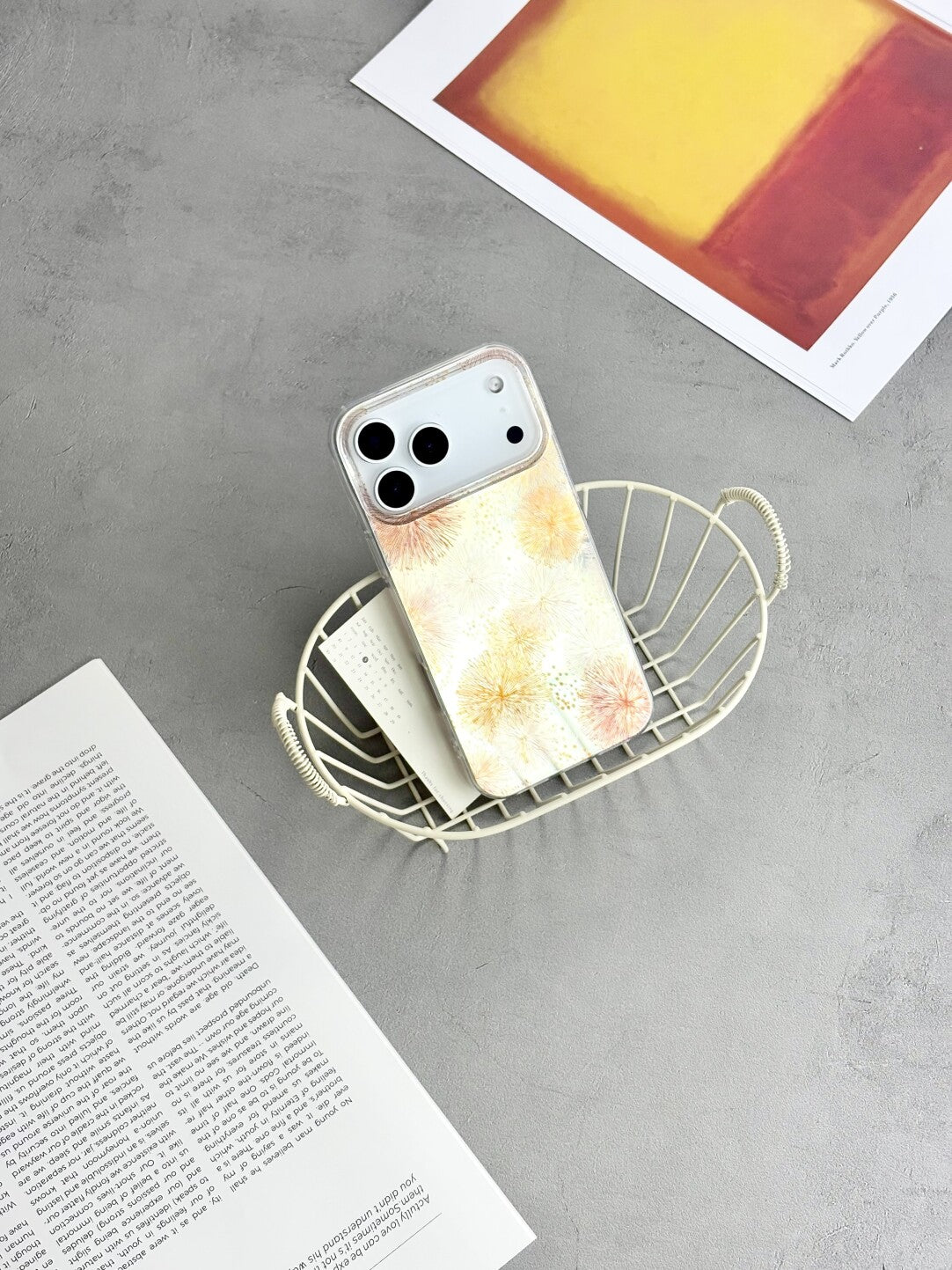 Artistic Metallic Luster Firework Phone Case IMD-SSL