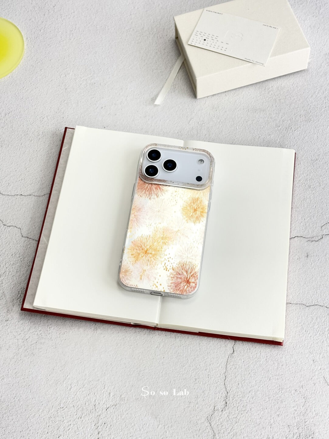 Artistic Metallic Luster Firework Phone Case IMD-SSL