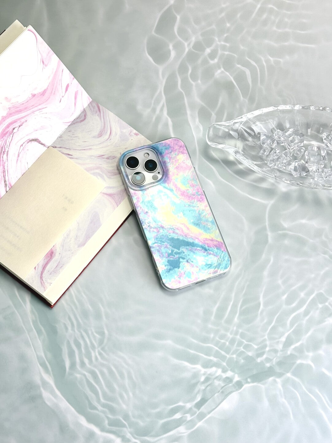 Artistic Metallic Luster Dreamy Tide Phone Case IMD-SSL
