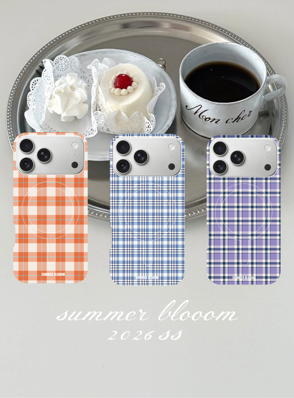 Aesthetic Plaid iPhone Case - Single Layer SB-IML MagSafe