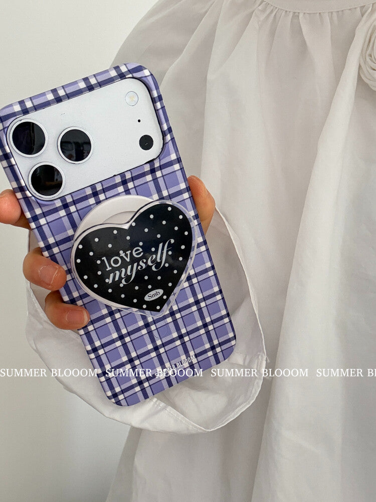 Aesthetic Plaid iPhone Case - Single Layer SB-IML MagSafe