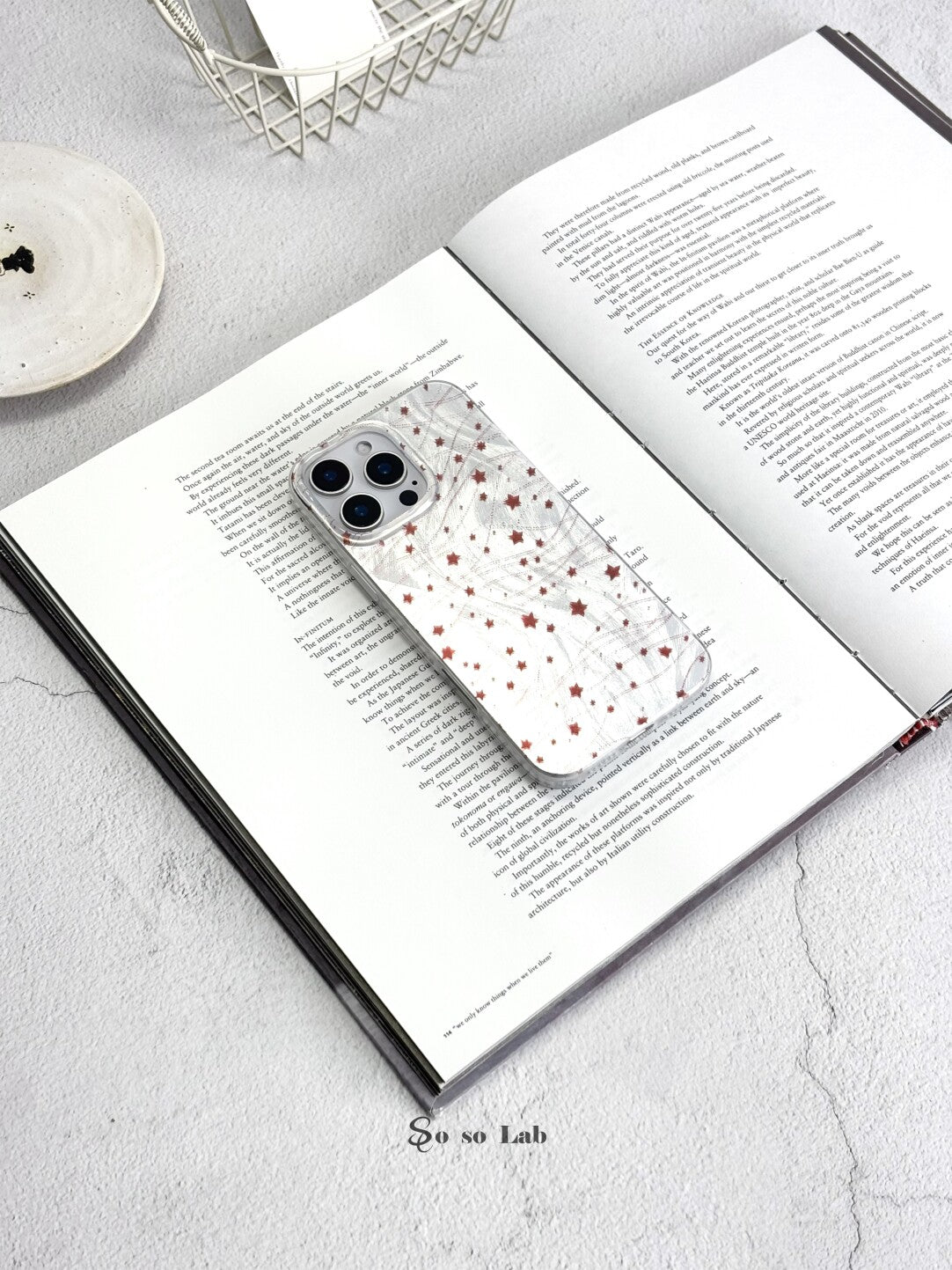 Artistic Metallic Luster Star Trail Phone Case IMD-SSL