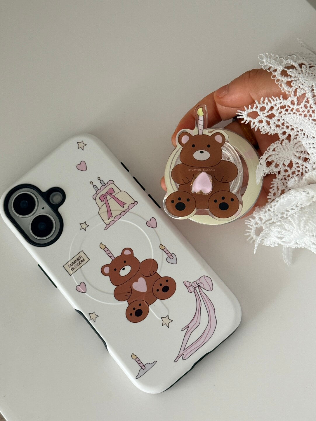 Birthday Bear Phone Case - 2-in-1 Double Layer SB-IML MagSafe