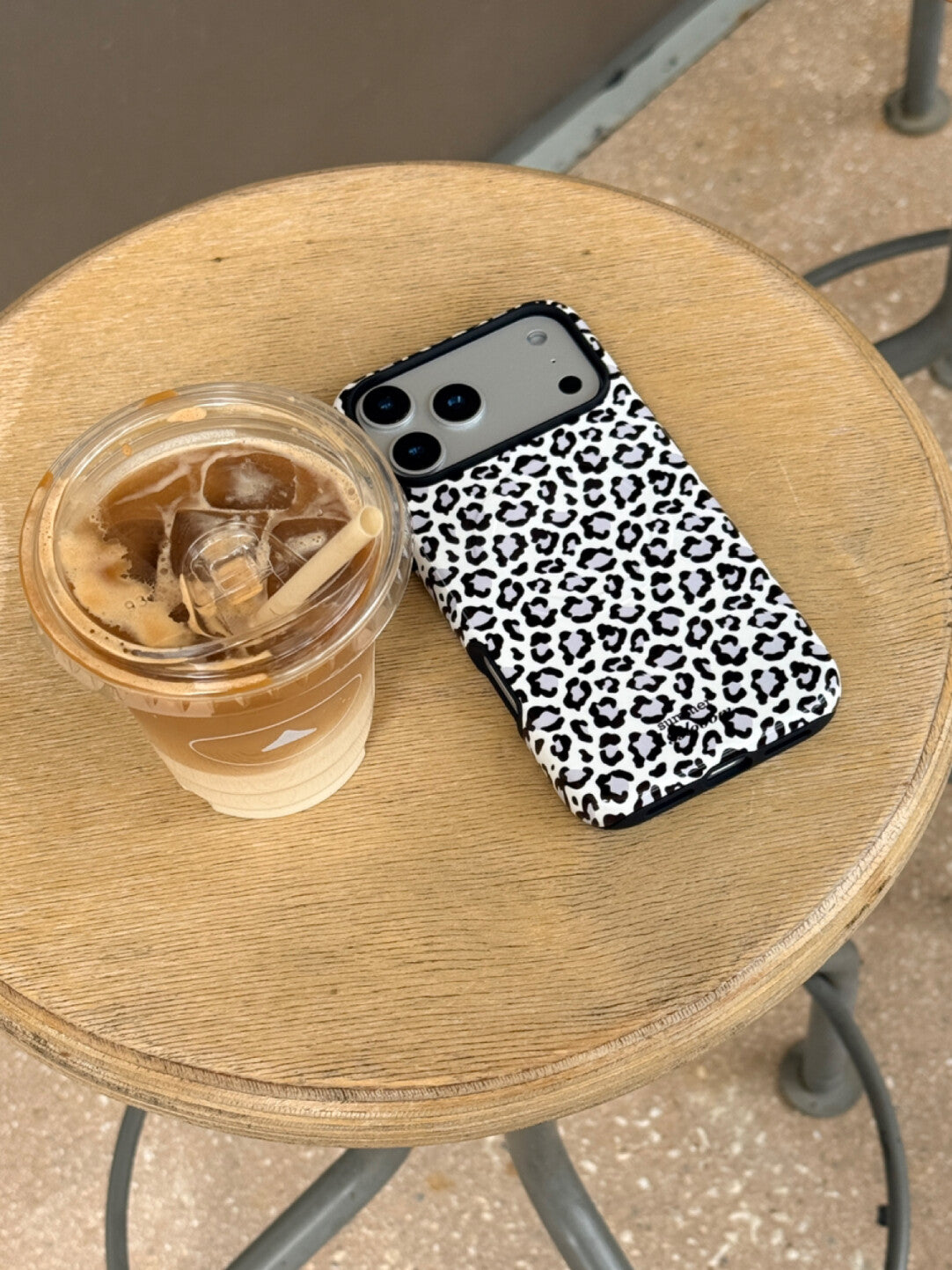 Luxury Leopard Print Phone Case - 2-in-1 Double Layer SB-IML MagSafe