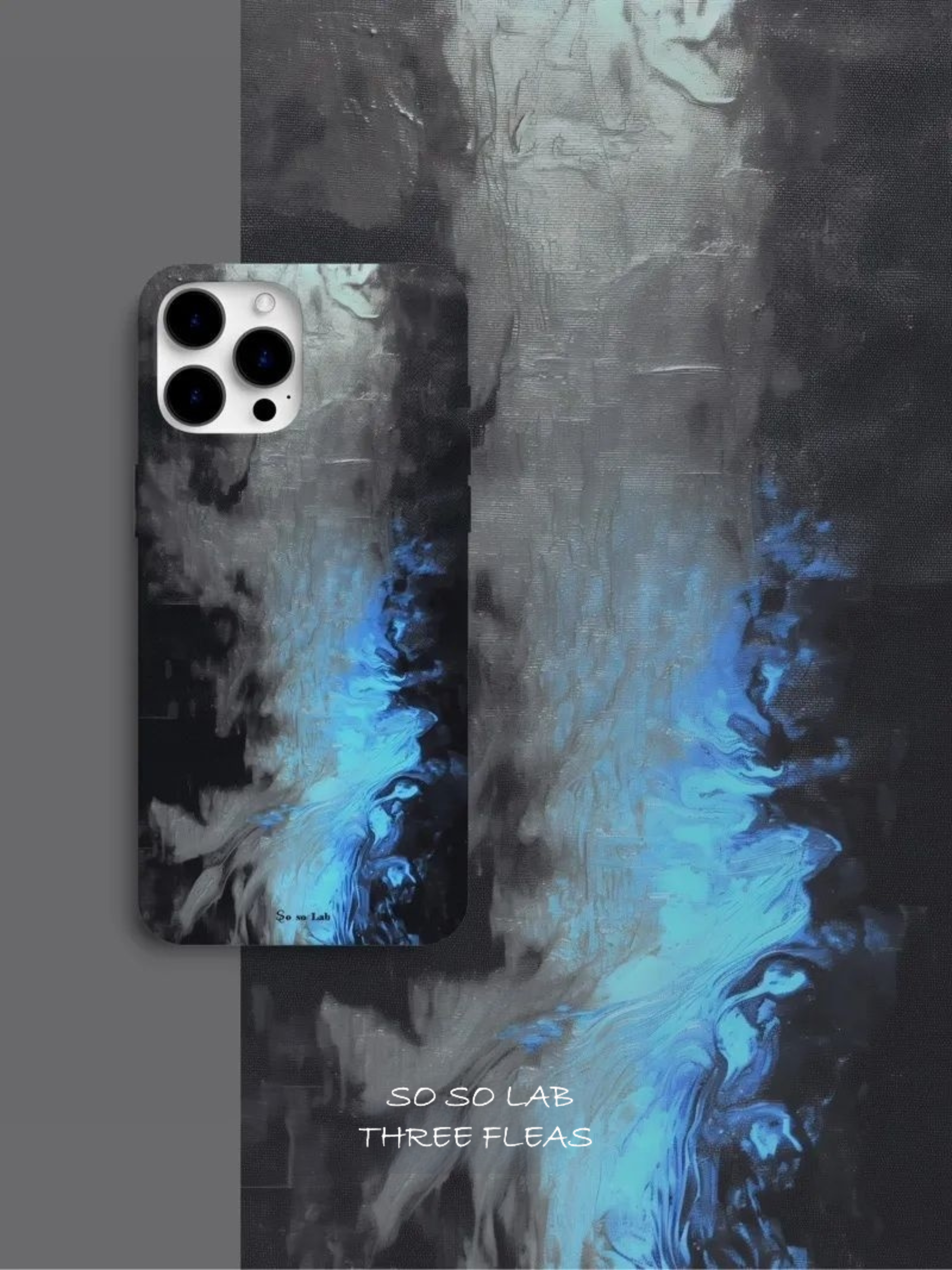 Wildfire Abstract Artistic Glossy Phone Case Film Print-SSL