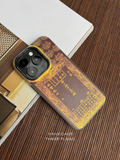 Chinoiserie Prosperity & Wealth Laser Metallic Silicone Phone Case-YX