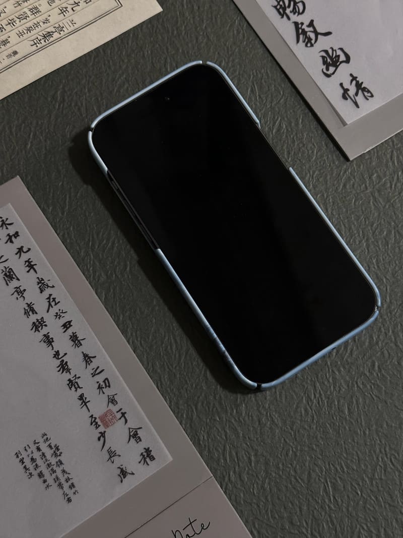 「Chinoiserie」Mountain Morning Chinese Ink Painting Phone Case | iPhone Case | Three Fleas