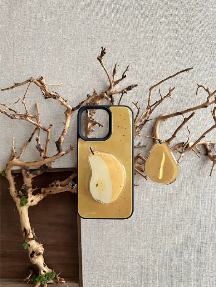 A Yellow Pear Phone Case | iPhone Case | Three Fleas