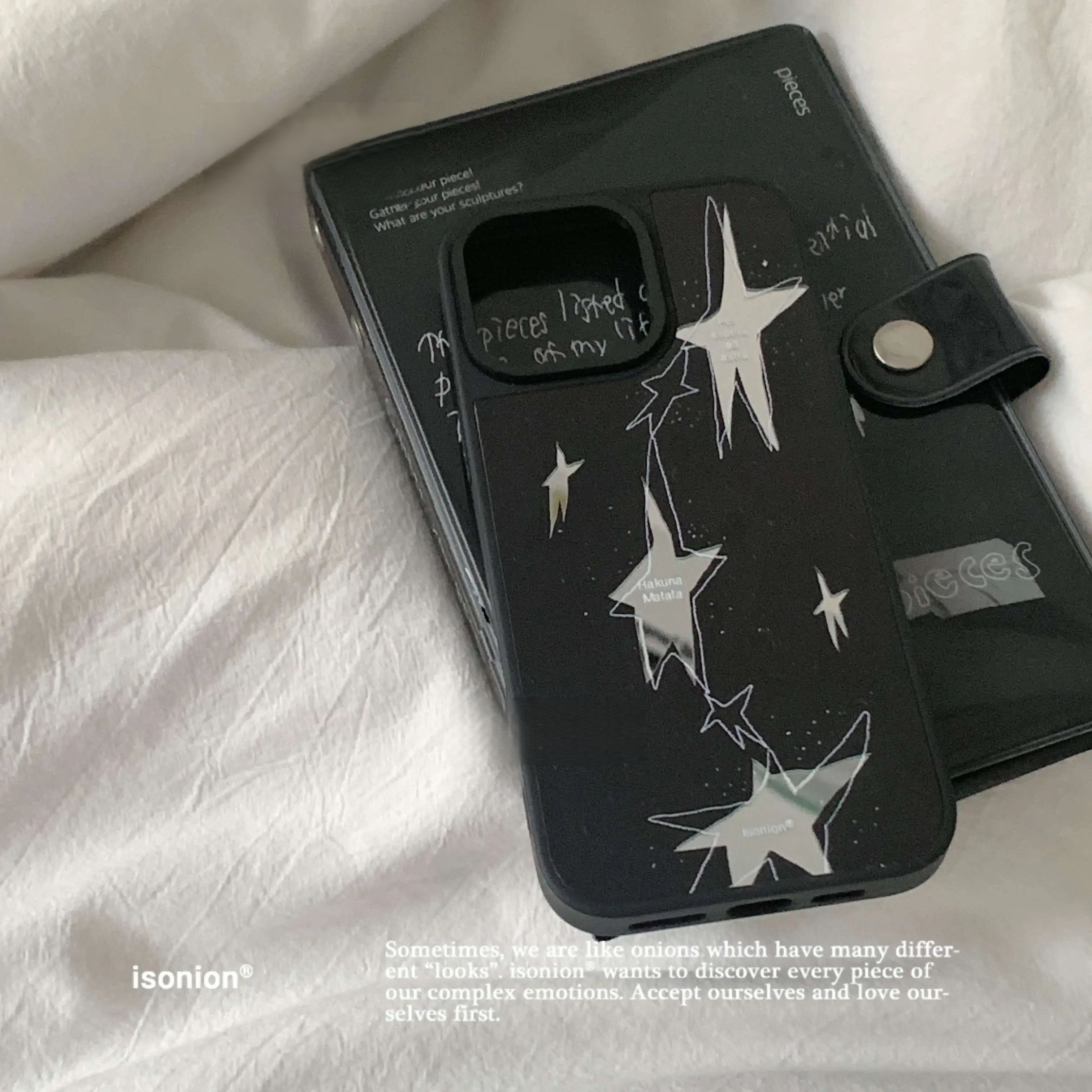 Y2K Star Mirror & Epoxy Resin Aesthetic Phone Case - BYY