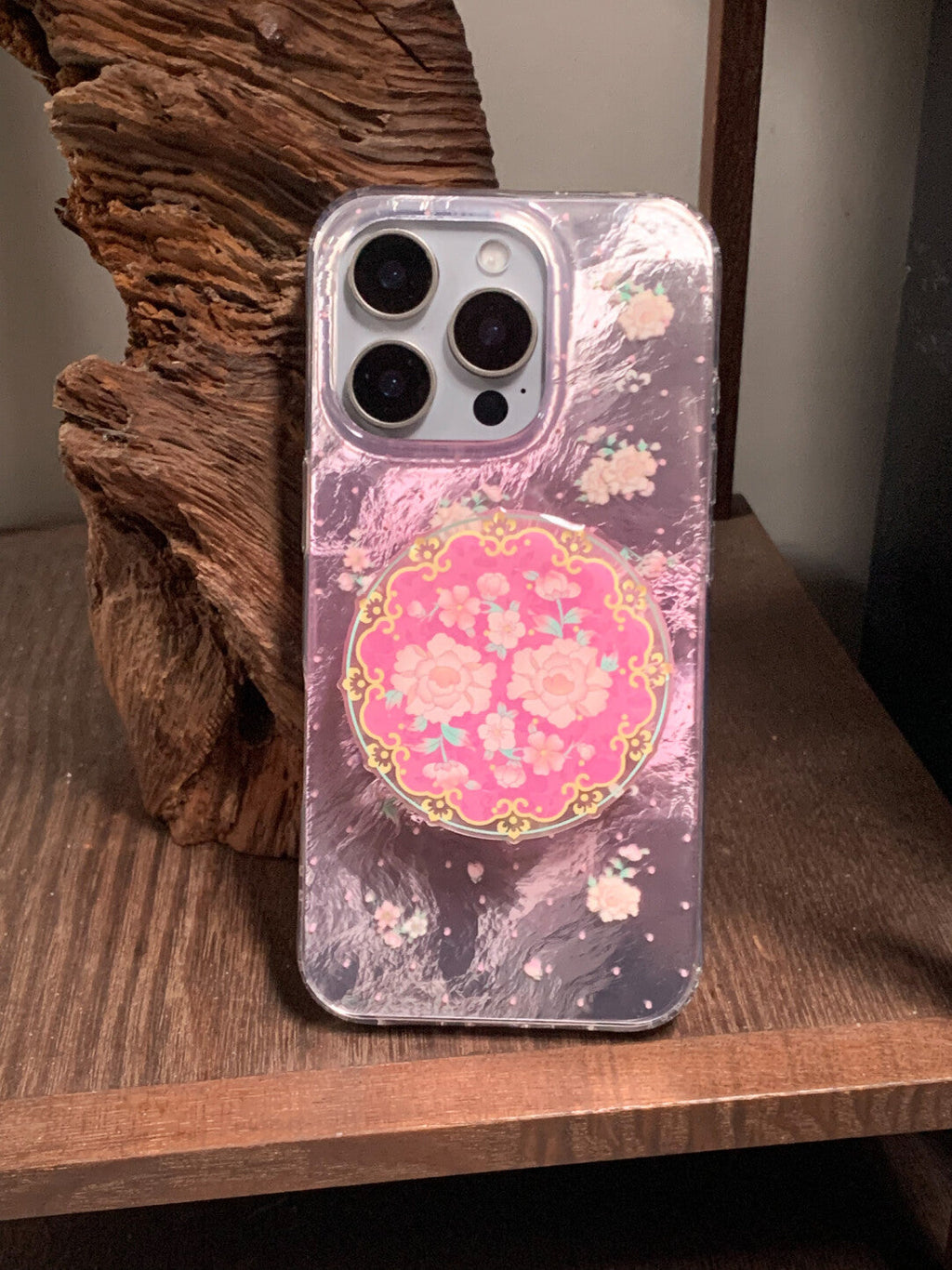 Blossom Grace Pink Floral Phone Case | iPhone Case | Three Fleas
