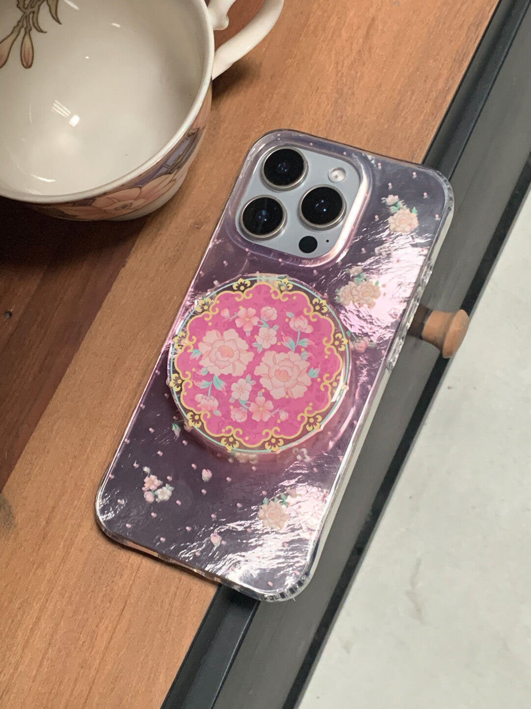 Blossom Grace Pink Floral Phone Case | iPhone Case | Three Fleas