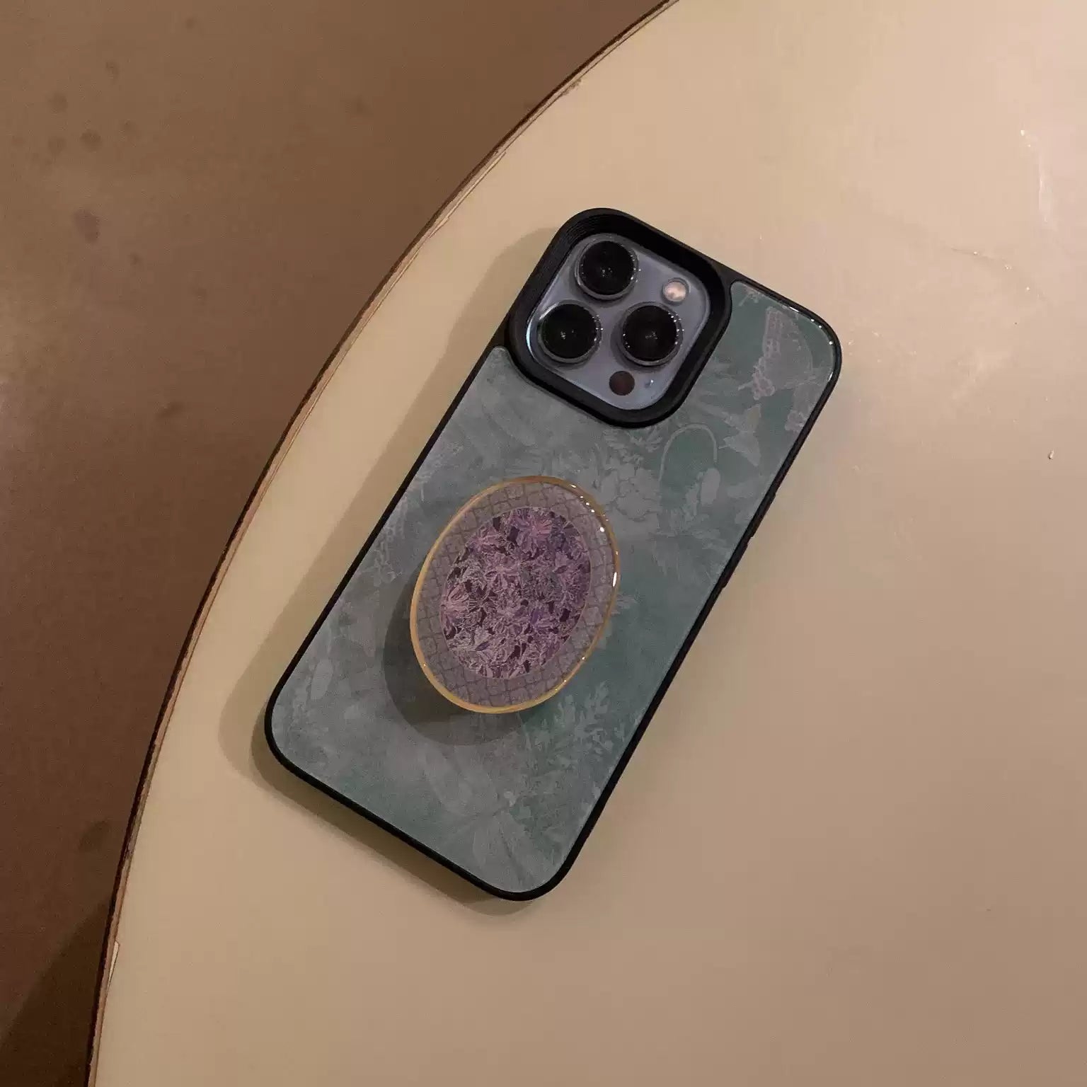 Butterfly Emerald Matte or Glass Case | iPhone Case | Three Fleas