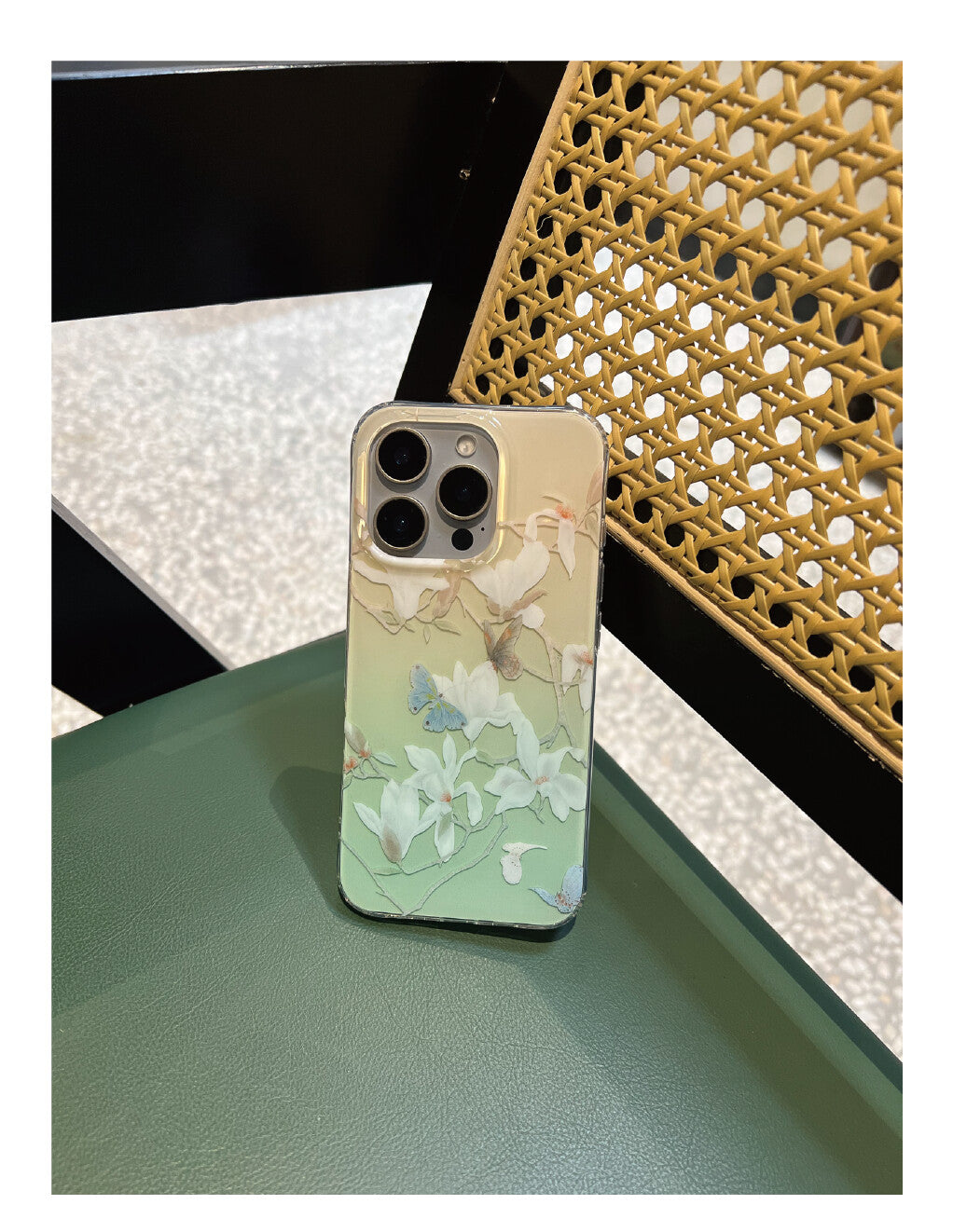 Butterfly and Magnolia Phone Case | iPhone Case | Three Fleas