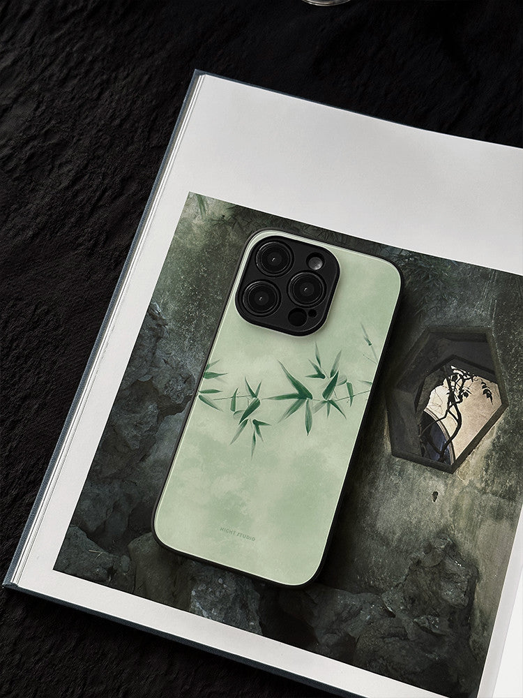 「Chinoiserie」Bamboo Printed Phone Case | iPhone Case | Three Fleas