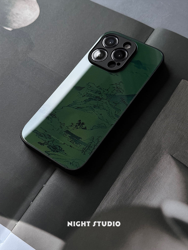 「Chinoiserie」Mountain Village Phone Case | iPhone Case | Three Fleas