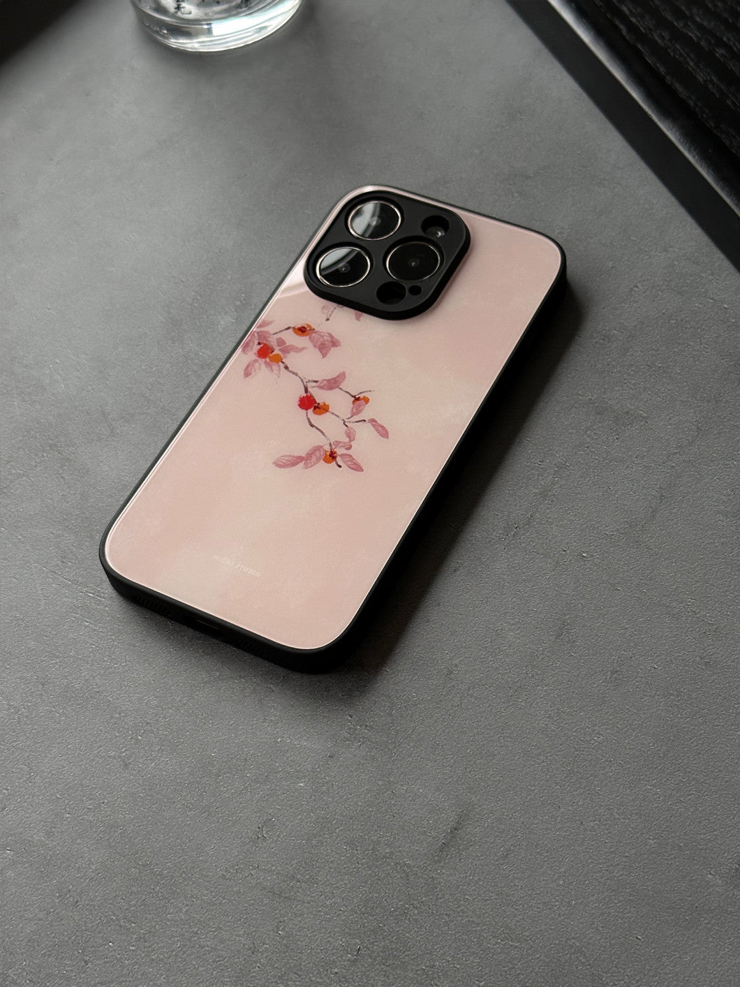 「Chinoiserie」Persimmon Printed Phone Case | iPhone Case | Three Fleas