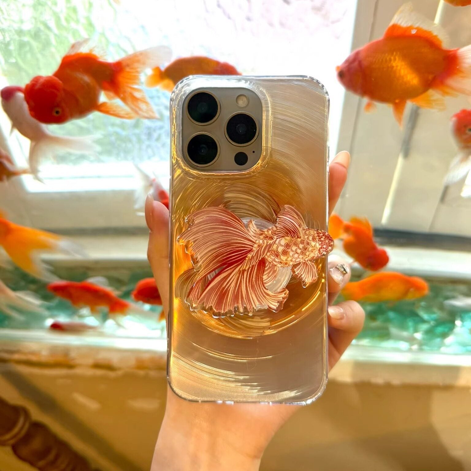 Golden Carp Heritage IMD Dual-Layer Case | iPhone Case | Three Fleas