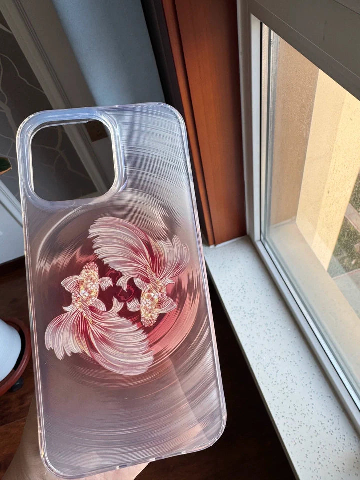 Golden Carp Heritage IMD Dual-Layer Case | iPhone Case | Three Fleas