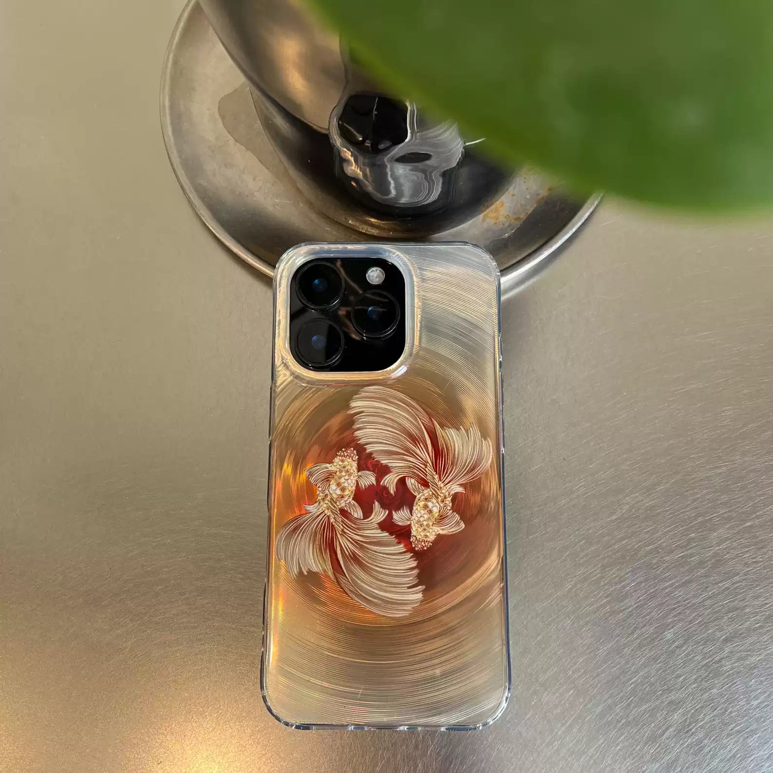 Golden Carp Heritage IMD Dual-Layer Case | iPhone Case | Three Fleas