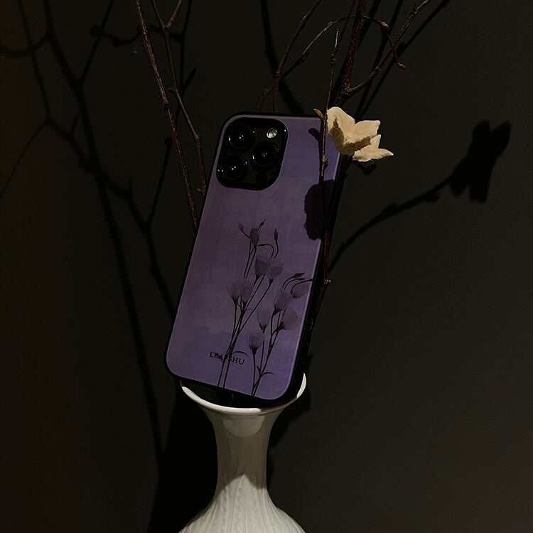 Purple Flower Phone Case | iPhone Case | Three Fleas