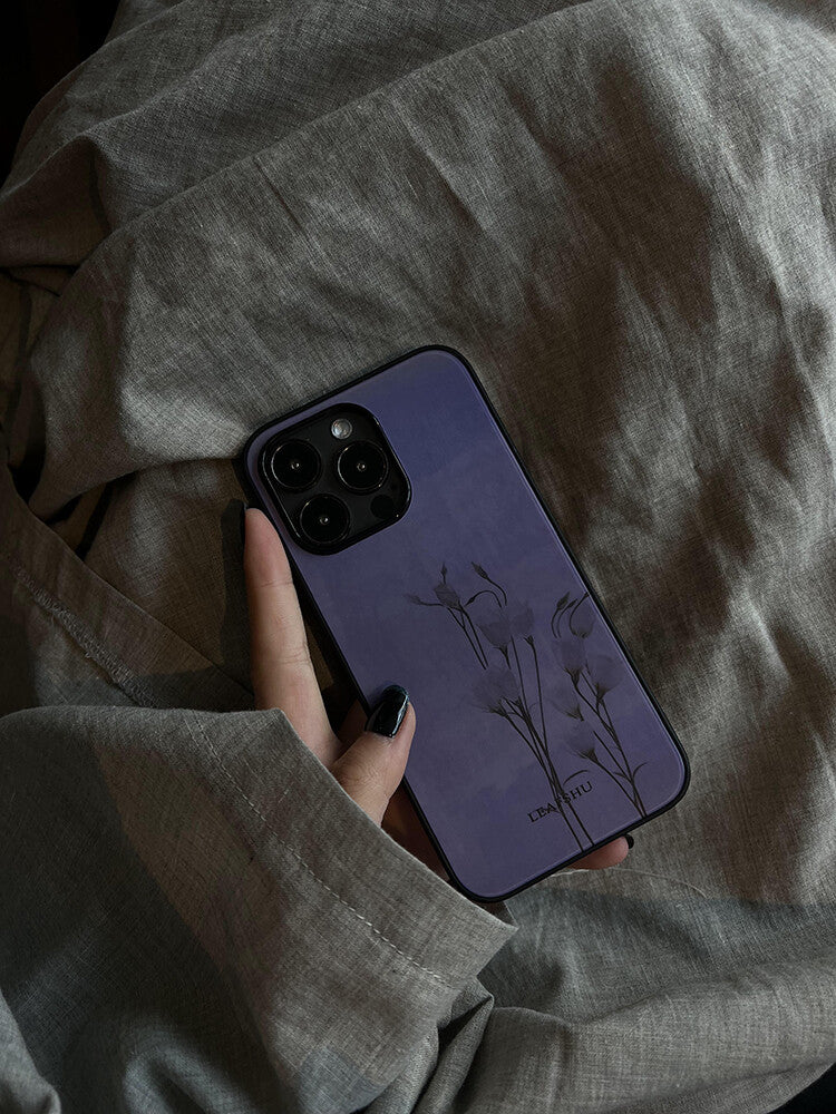 Purple Flower Phone Case | iPhone Case | Three Fleas