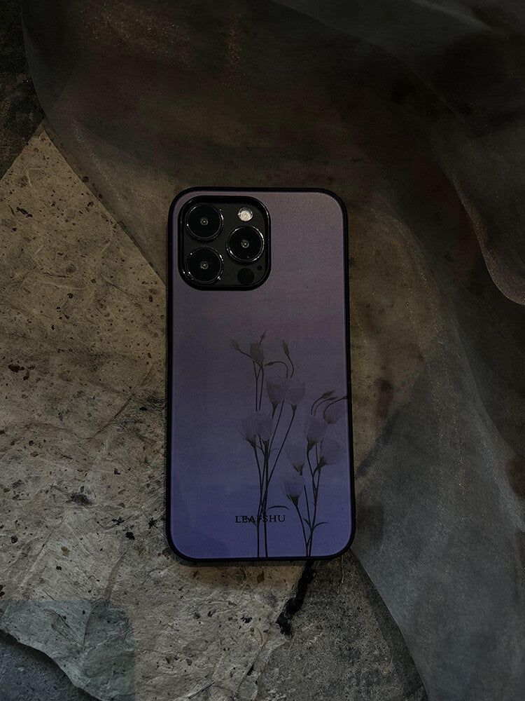 Purple Flower Phone Case | iPhone Case | Three Fleas