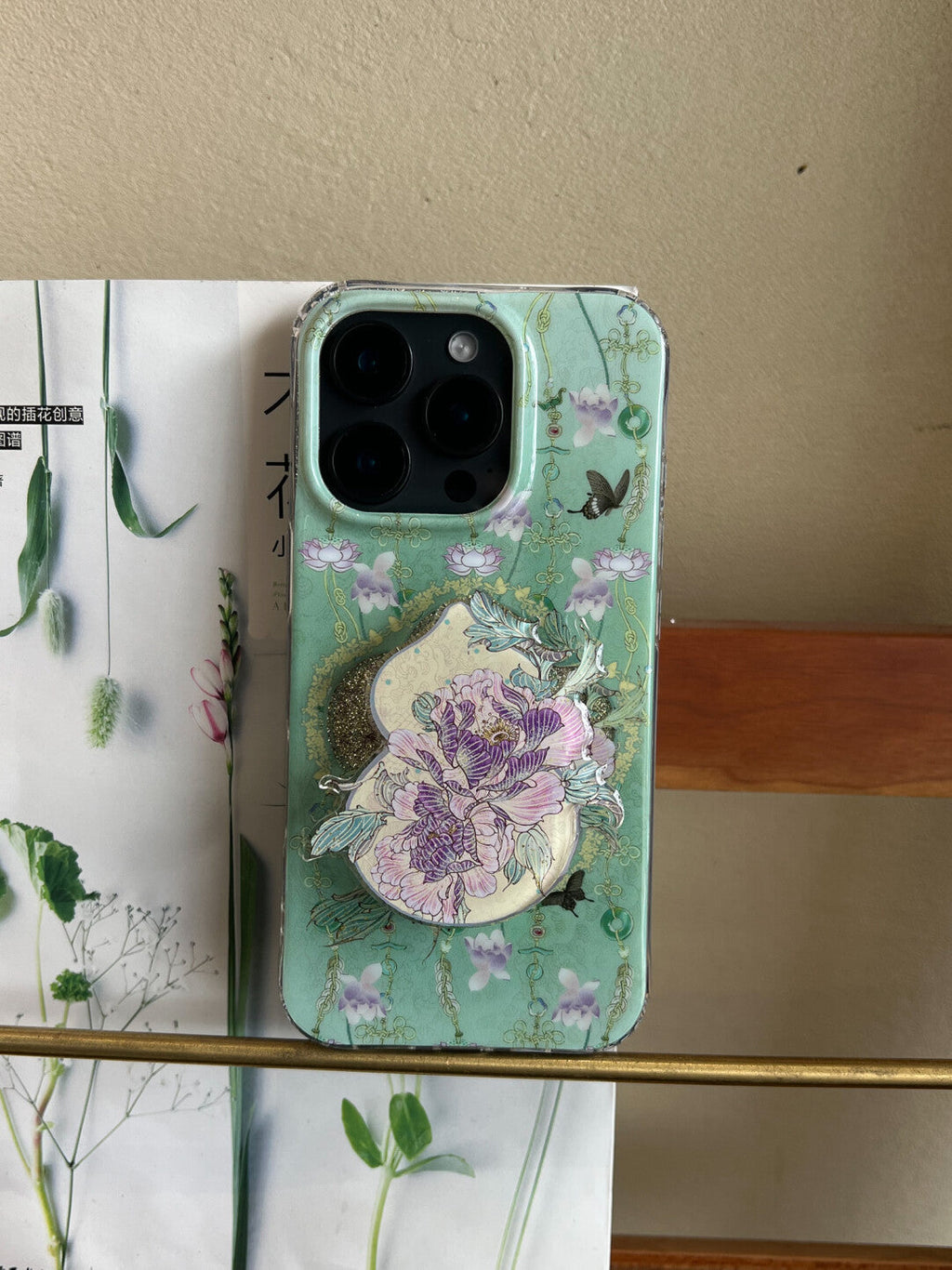 Purple Ripple Printed Phone Case | iPhone Case | Three Fleas