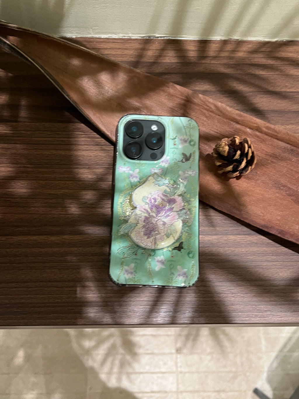 Purple Ripple Printed Phone Case | iPhone Case | Three Fleas