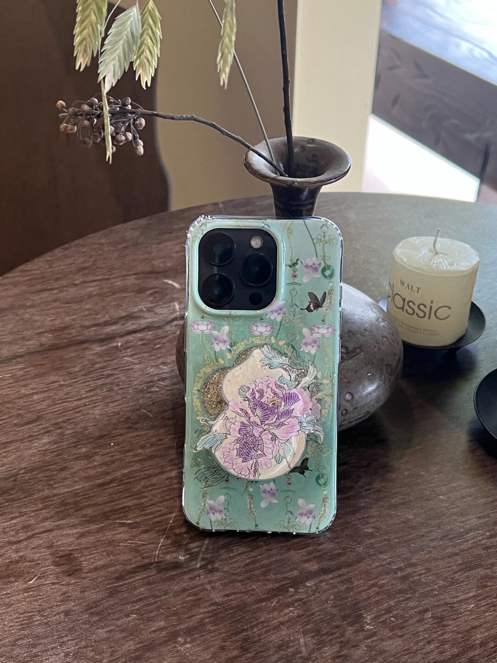 Purple Ripple Printed Phone Case | iPhone Case | Three Fleas