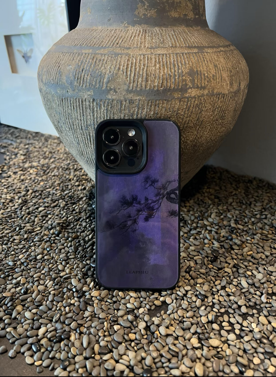 「Chinoiserie」Purple Shadow Phone Case | iPhone Case | Three Fleas