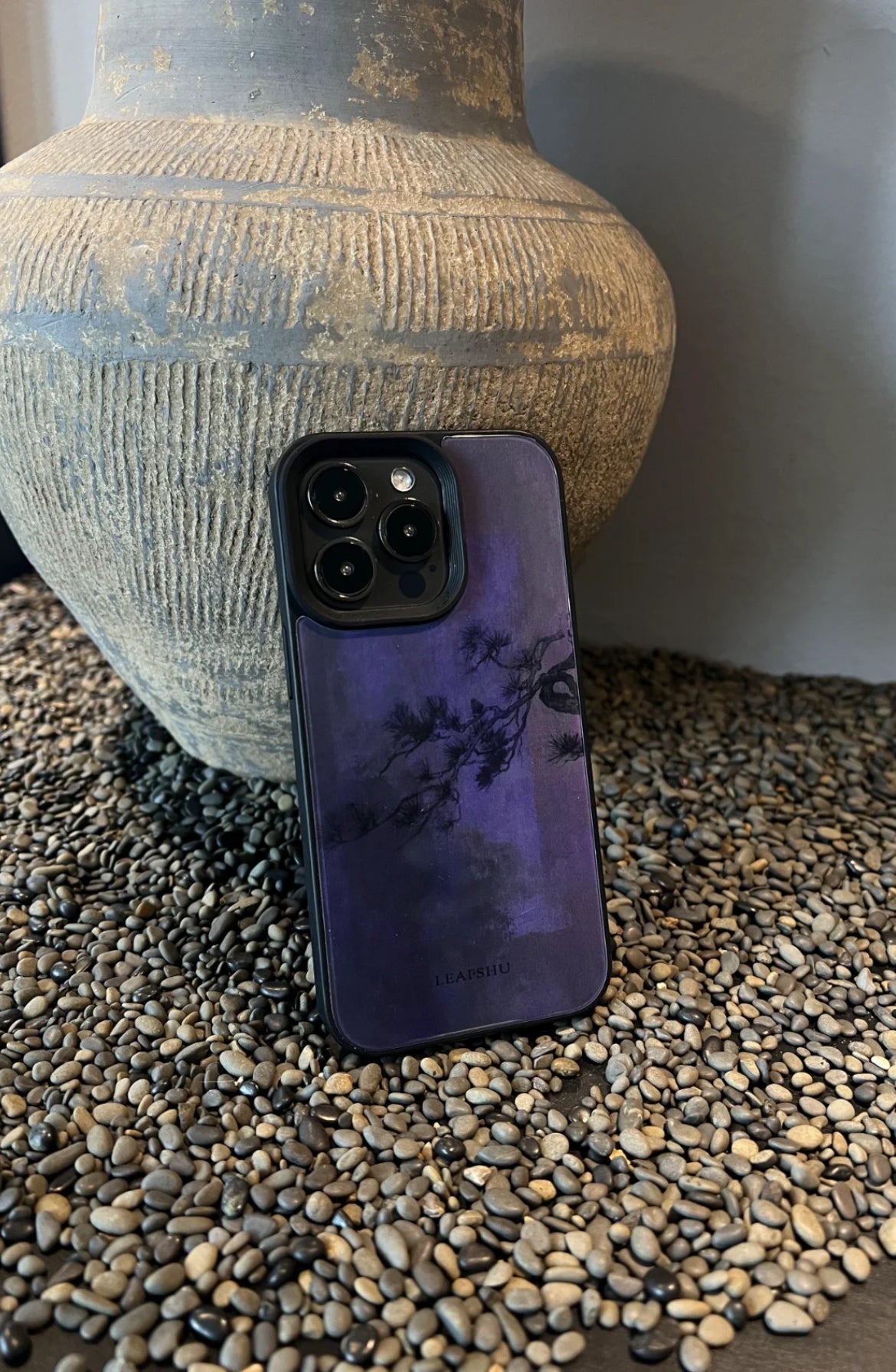 「Chinoiserie」Purple Shadow Phone Case | iPhone Case | Three Fleas