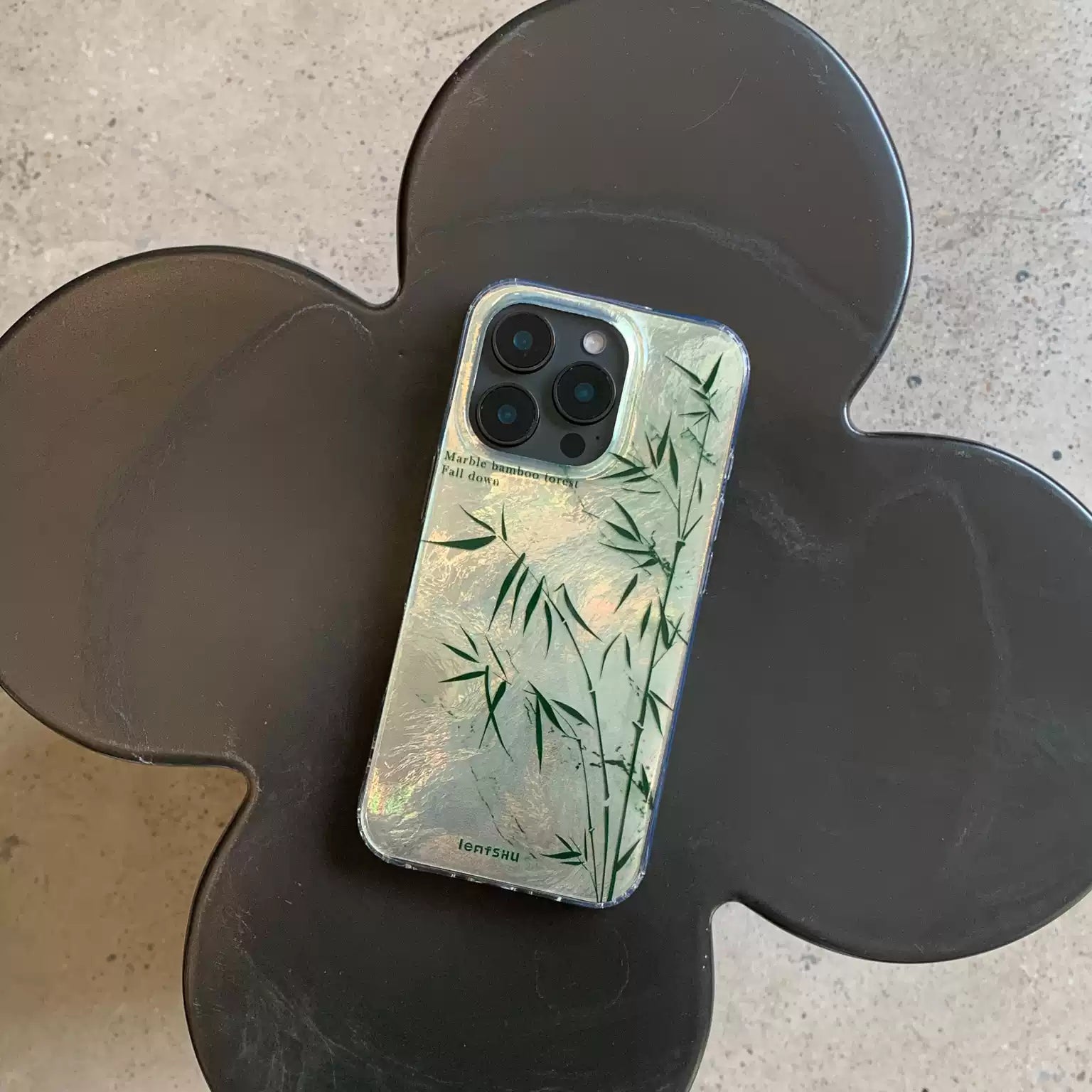 Silver Bamboo IMD Dual-Layer Case | iPhone Case | Three Fleas