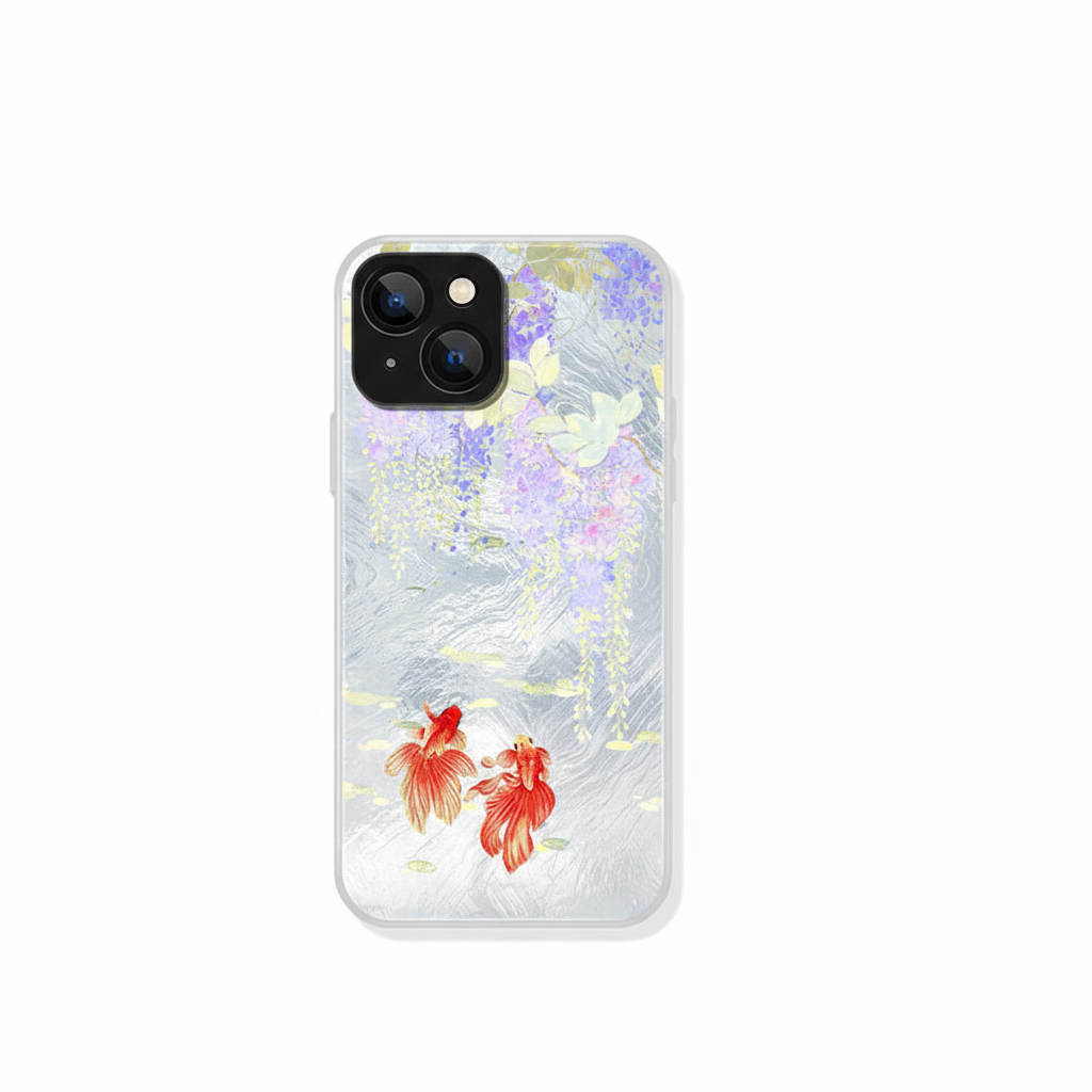 Wisteria Brocade IMD Dual-Layer Case | iPhone Case | Three Fleas