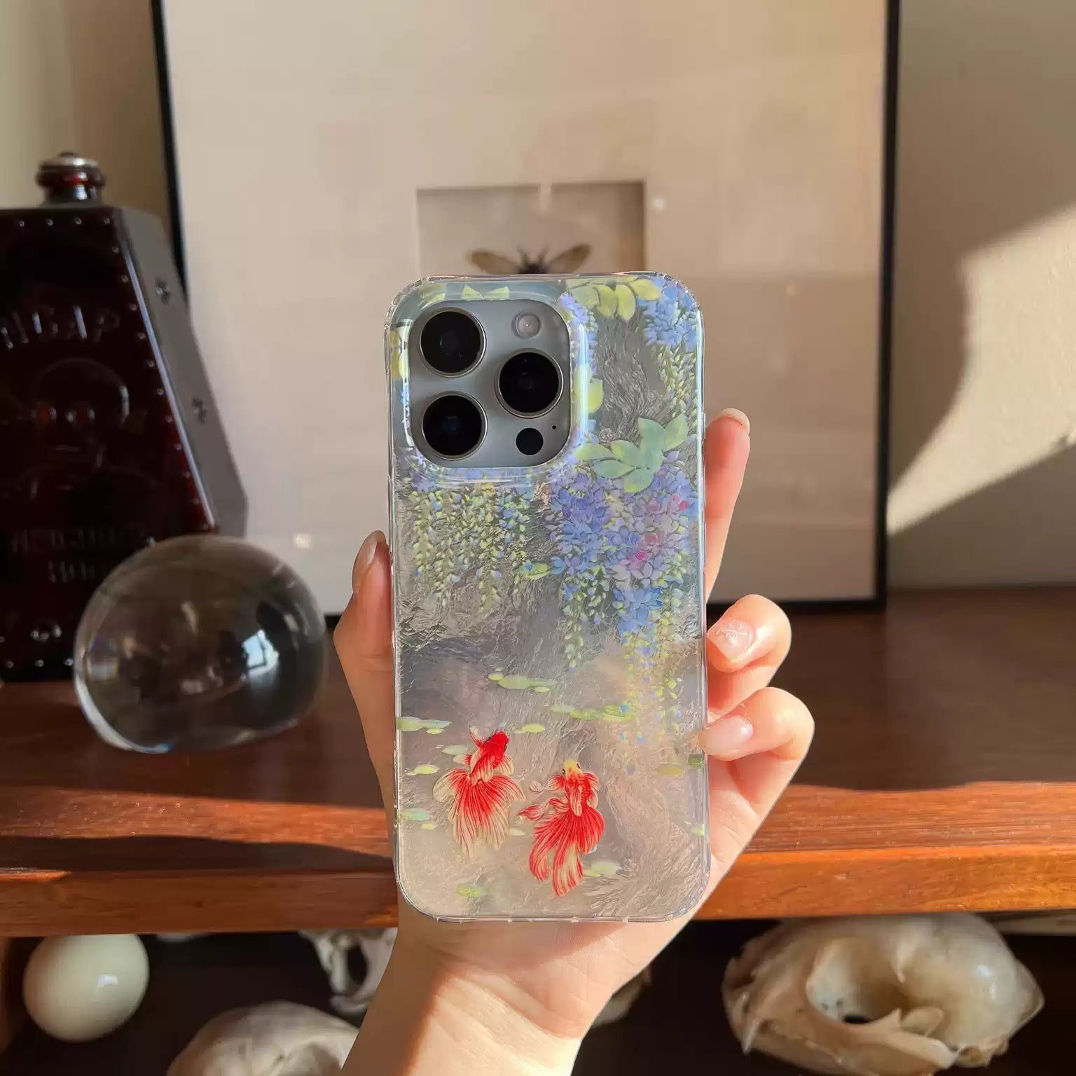 Wisteria Brocade IMD Dual-Layer Case | iPhone Case | Three Fleas