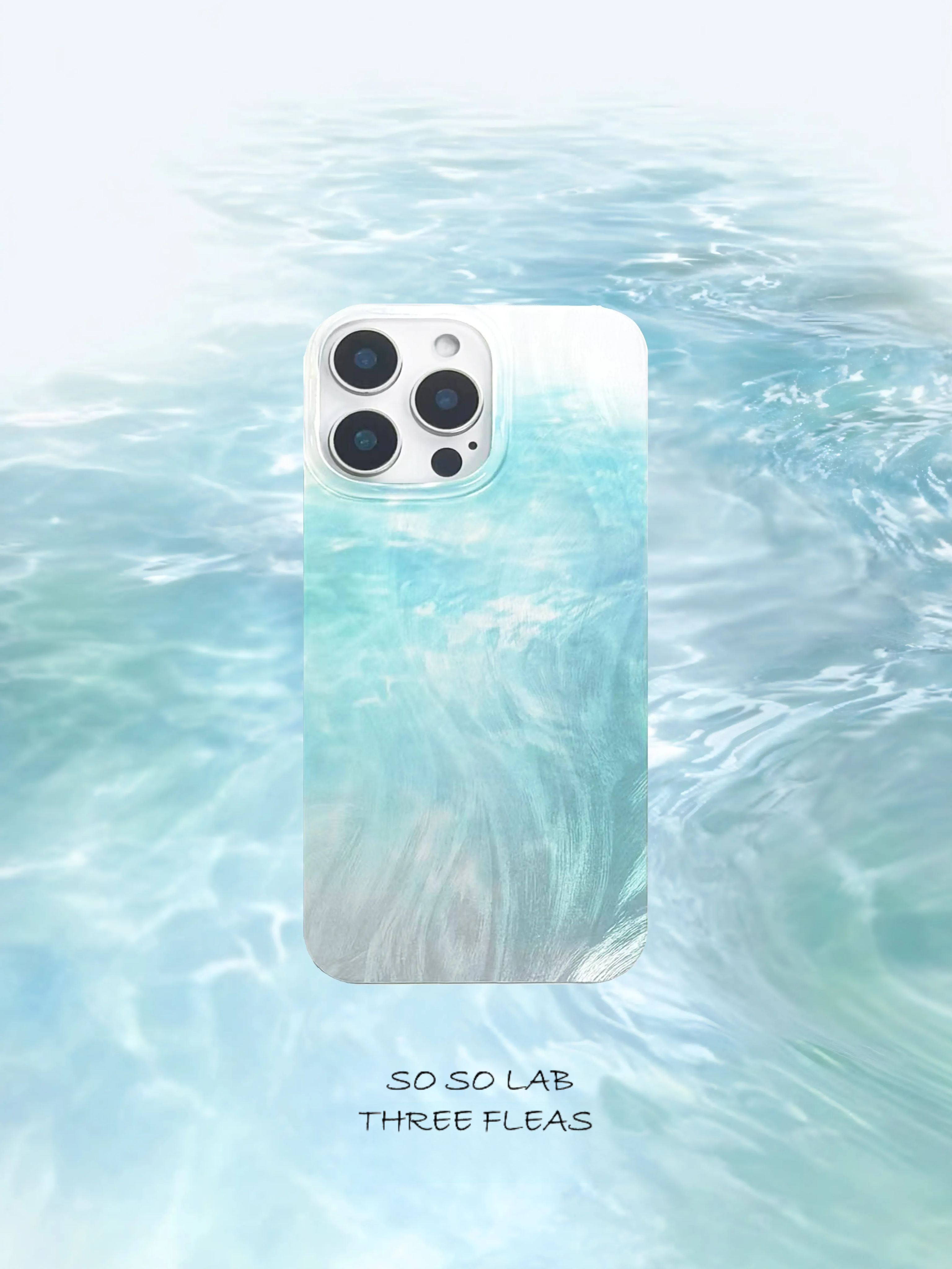 Artistic Metallic Luster Abstract Ripples Phone Case IMD-SSL